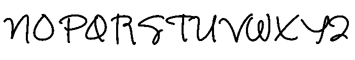 Joybright Font UPPERCASE