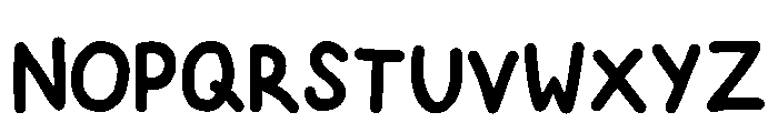 Joyful Cheerful Regular Font UPPERCASE