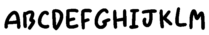 Joyful Day Regular Font UPPERCASE