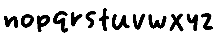 Joyful Day Regular Font LOWERCASE