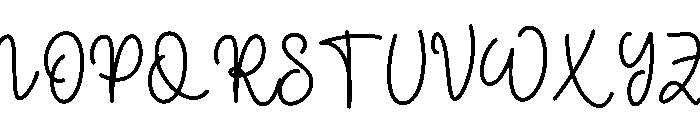 Joyful Duo Regular Font UPPERCASE
