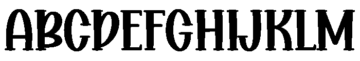Joyful Lucky Regular Font UPPERCASE