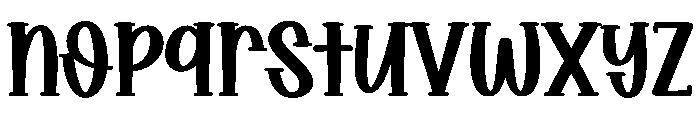Joyful Lucky Regular Font LOWERCASE