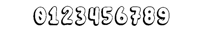 Joyful Outline Regular Font OTHER CHARS