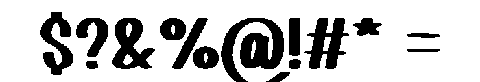 Joyful Scribble Font OTHER CHARS