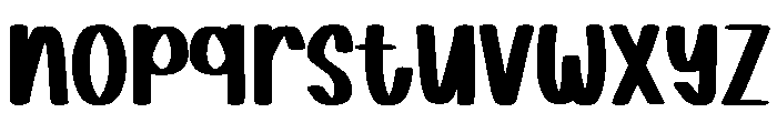 Joyful Scribble Font LOWERCASE