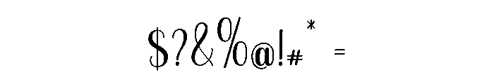 Joyful Season Regular Font OTHER CHARS
