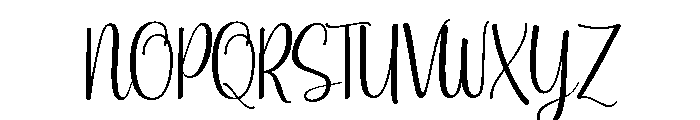 Joyful Season Regular Font UPPERCASE