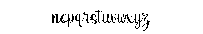 Joyful Season Regular Font LOWERCASE