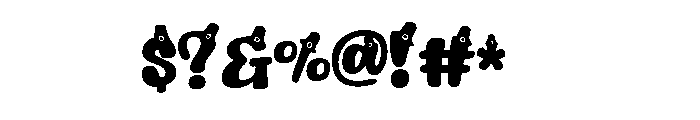 Joyful Turkey Font 1 Font OTHER CHARS