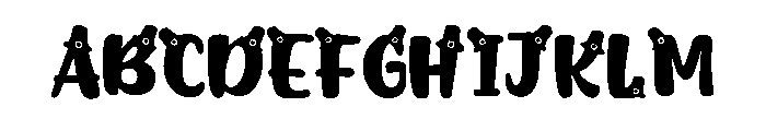 Joyful Turkey Font 1 Font UPPERCASE
