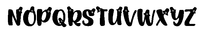 Joyful Turkey Font 1 Font UPPERCASE