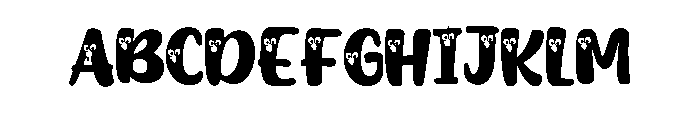 Joyful Turkey Font 2 Font UPPERCASE