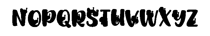 Joyful Turkey Font 4 Font LOWERCASE