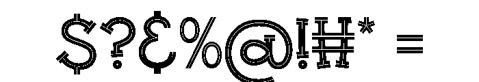 Joyful Twisting Regular Font OTHER CHARS