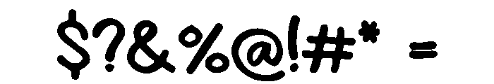 Joyful_Vellum Font OTHER CHARS