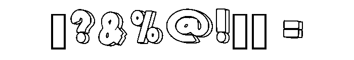 Joyful Winter Regular Font OTHER CHARS
