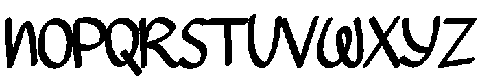 Joyline Script8 Font UPPERCASE