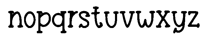 Joyscript Font LOWERCASE