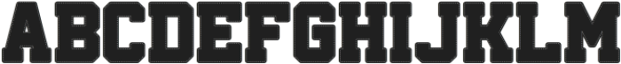 JOCK Bold otf (700) Font UPPERCASE