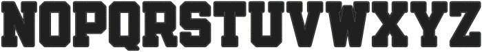 JOCK Bold otf (700) Font LOWERCASE