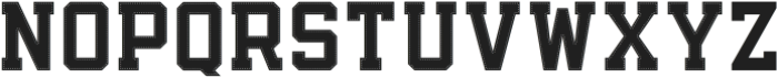JOCK Regular otf (400) Font UPPERCASE