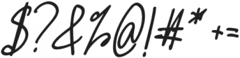 JOMBLOKEREN Italic otf (400) Font OTHER CHARS