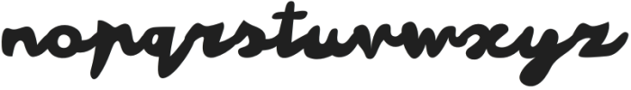 JOMO Script Regular otf (400) Font LOWERCASE