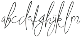 Joachim Slab Signature Signature otf (400) Font LOWERCASE