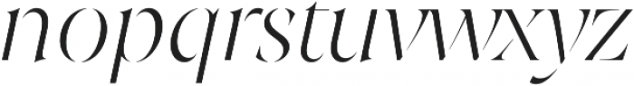 Joane Stencil ExtraLight Italic otf (200) Font LOWERCASE