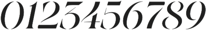 Joane Stencil Regular Italic otf (400) Font OTHER CHARS