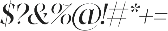 Joane Stencil Regular Italic otf (400) Font OTHER CHARS