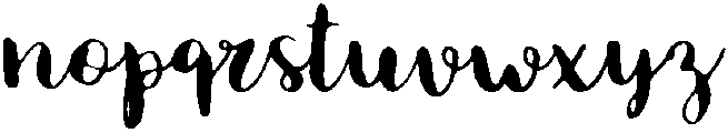 Johana otf (400) Font LOWERCASE