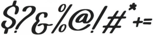 John Tone Italic otf (400) Font OTHER CHARS