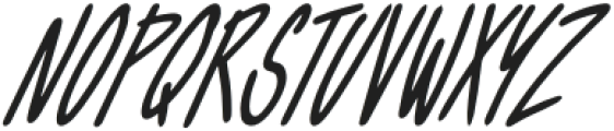 John Witty Italic otf (400) Font UPPERCASE