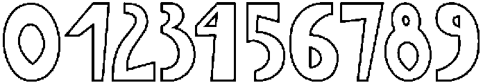 Jokers Outline otf (400) Font OTHER CHARS