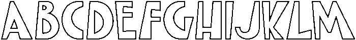 Jokers Outline otf (400) Font UPPERCASE