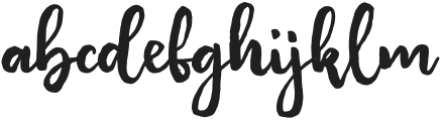 Jola jolie brush Regular otf (400) Font LOWERCASE