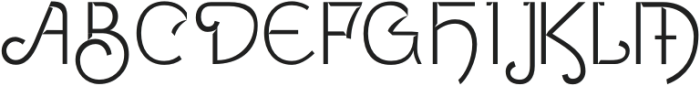 Jolan UltraLight otf (300) Font UPPERCASE