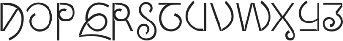 Jolan UltraLight otf (300) Font UPPERCASE