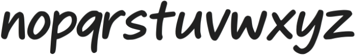 Jolli Hand otf (400) Font LOWERCASE