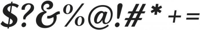 Jollin Family Medium Italic otf (500) Font OTHER CHARS