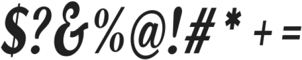 Jollin Family SemiBold Narrow Italic otf (600) Font OTHER CHARS