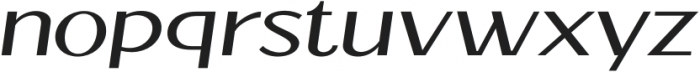Jollin Family UltraLight Expand Italic otf (300) Font LOWERCASE