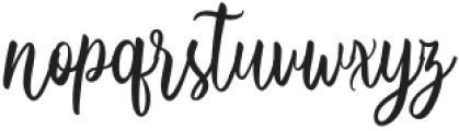 JollinersScript-Regular otf (400) Font LOWERCASE