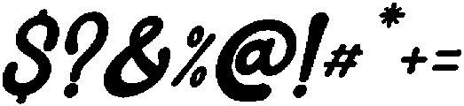 Jolly Blump Italic otf (400) Font OTHER CHARS