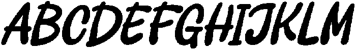 Jolly Blump Italic otf (400) Font UPPERCASE
