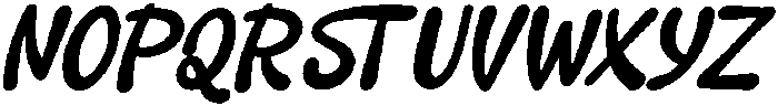 Jolly Blump Italic otf (400) Font UPPERCASE