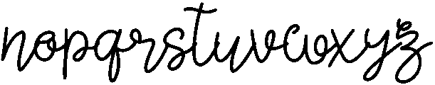 Jolly Regular otf (400) Font LOWERCASE
