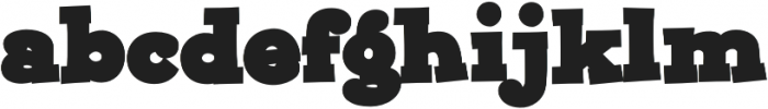 JollyGood Proper Serif Black otf (900) Font LOWERCASE